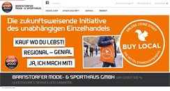 Desktop Screenshot of barnstorfer-sporthaus.de