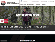 Tablet Screenshot of barnstorfer-sporthaus.de